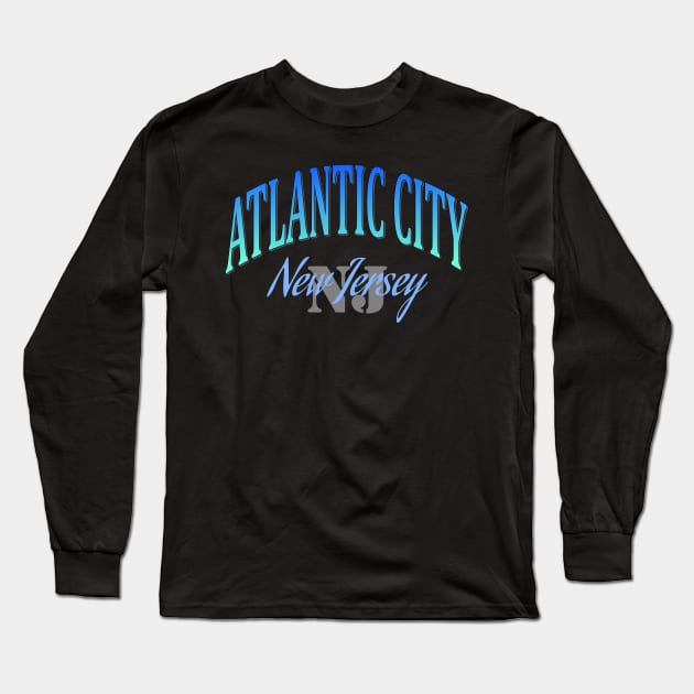 City Pride: Atlantic City, New Jersey Long Sleeve T-Shirt by Naves